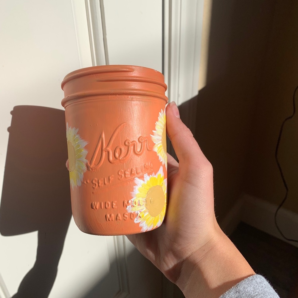 The Sunflower Mason Jar🌻